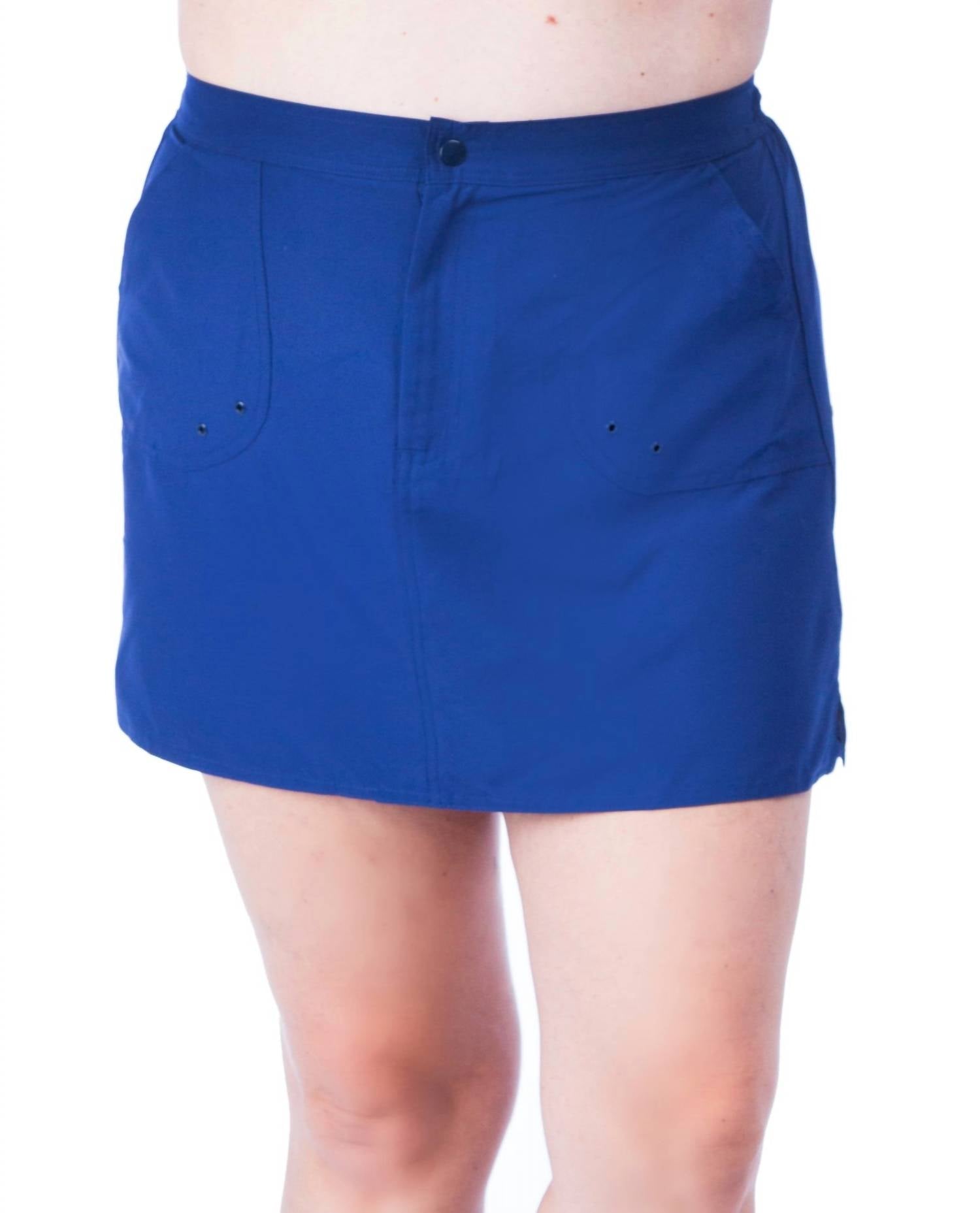 Maxine Of Hollywood - Solid Woven Board Skirt - Plus - blue - clothing - men