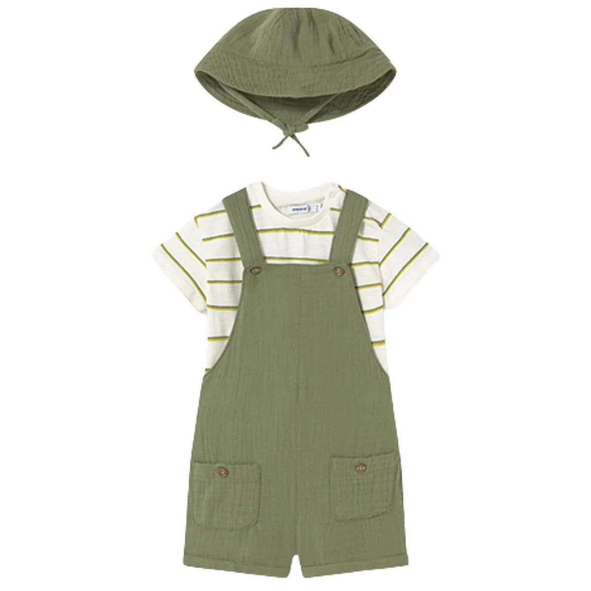 Mayoral - Boy's Dungaree 3-pc Set