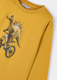 Mayoral - Boys Dino Long Sleeve Tee