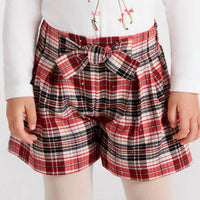 Mayoral - Girls Checkered Shorts