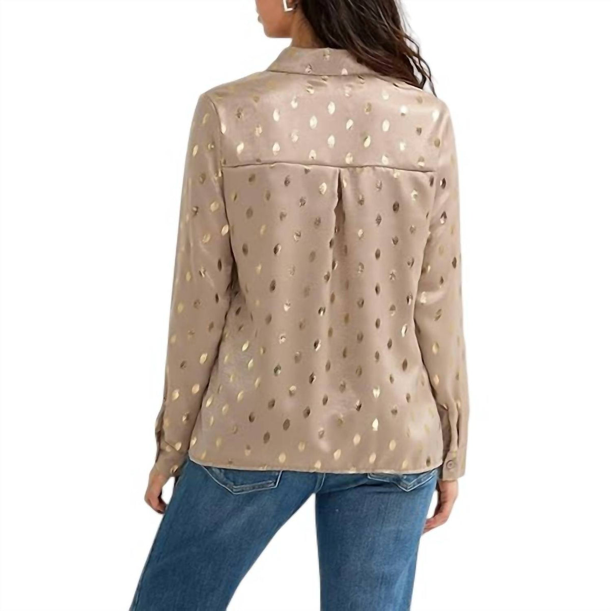 Mazik - Having a Ball Foiled Blouse
