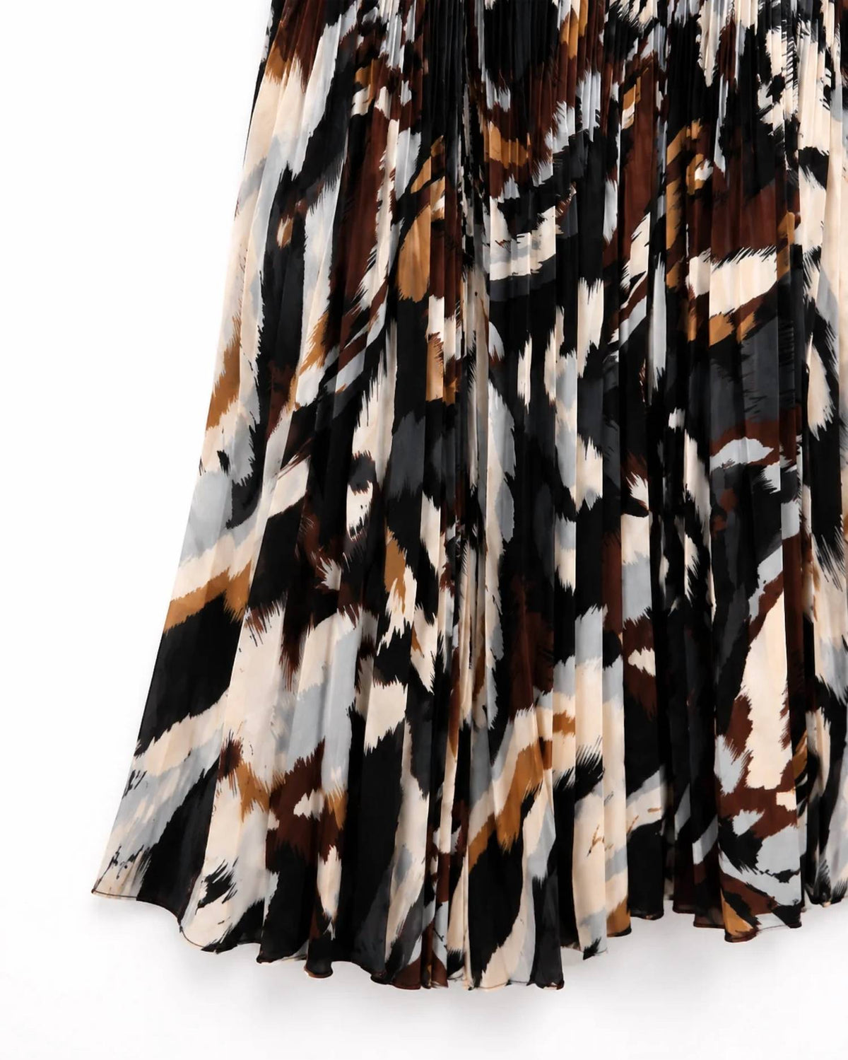 Mb By Tribal - Flowy Plisse Printed Skirt