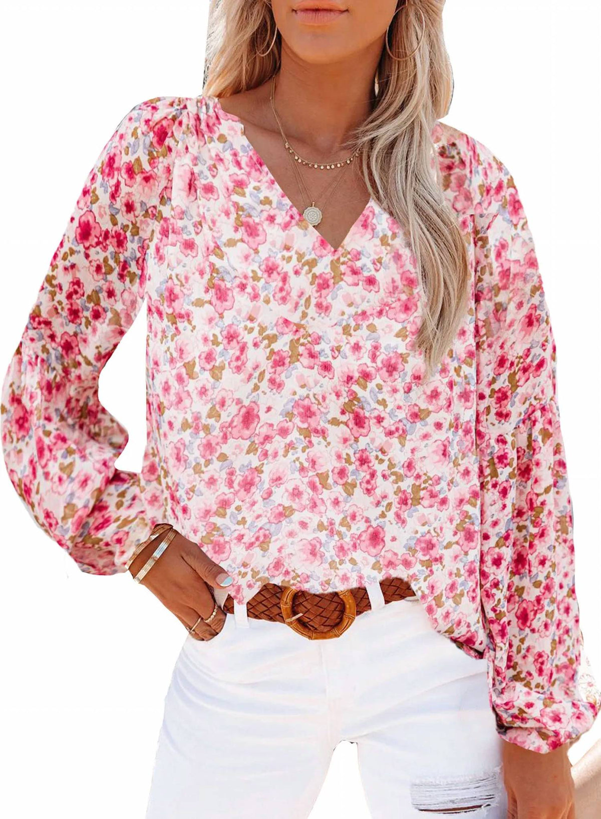 Mccolin - Floral Passion Top