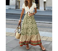 Mccolin - Kami Mixed Print Skirt