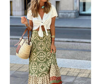 Mccolin - Kami Mixed Print Skirt