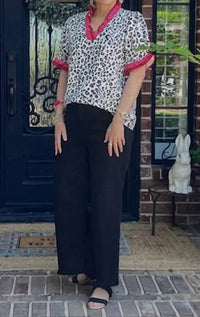 Mccolin - Rachel Ruffle Top