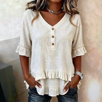 Mccolin - Remi Crinkle Fabric Top