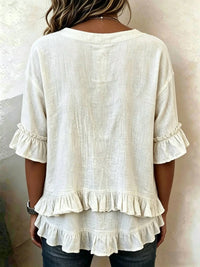Mccolin - Remi Crinkle Fabric Top