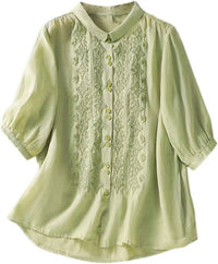 Mccolin - Women's Button Down Front Top