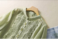 Mccolin - Women's Button Down Front Top