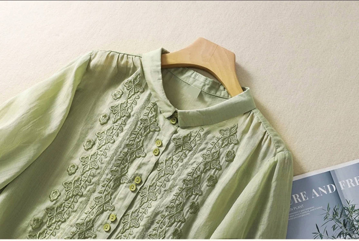 Mccolin - Women's Button Down Front Top