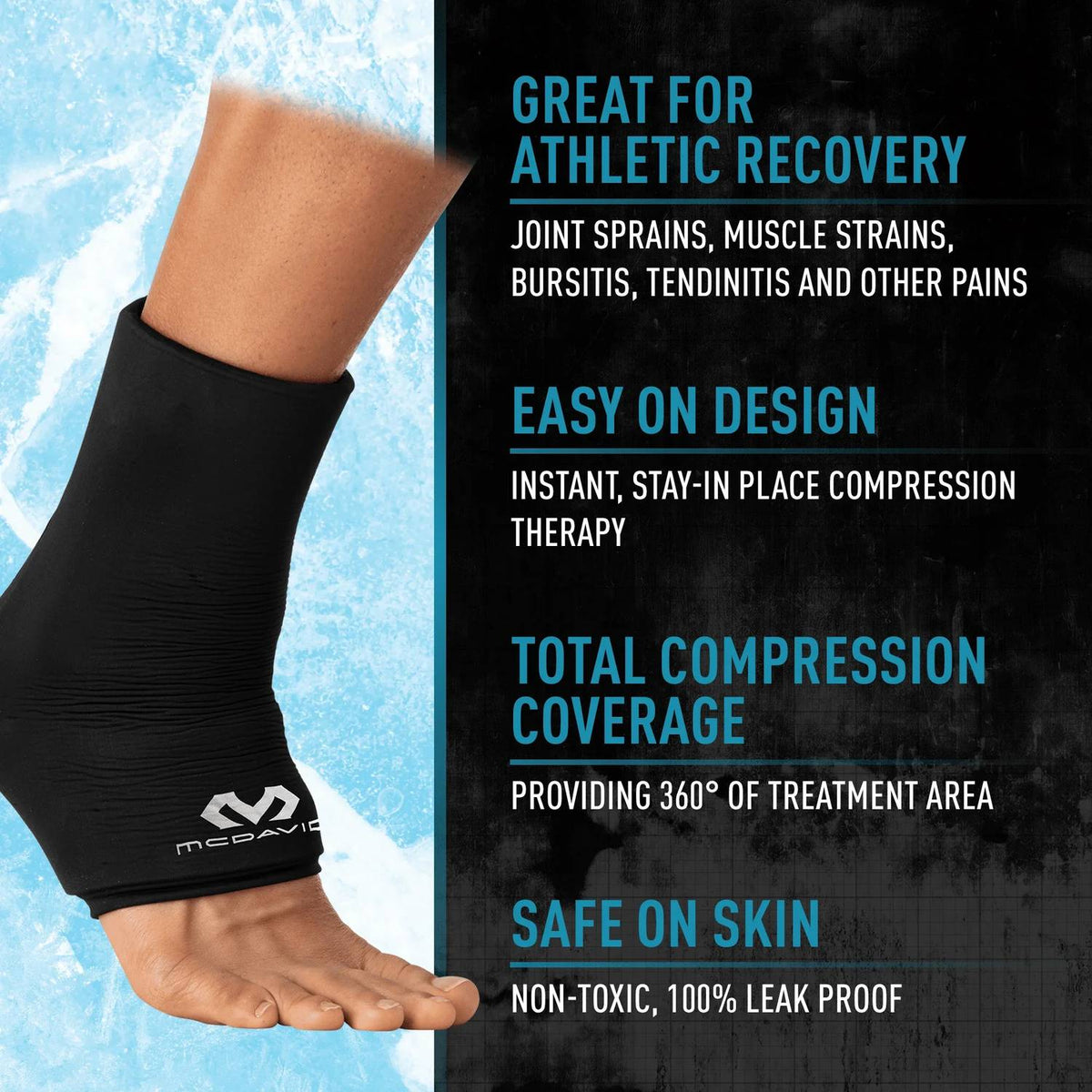 Mcdavid - Flex Ice-Heat Therapy Ankle Compression Sleeve