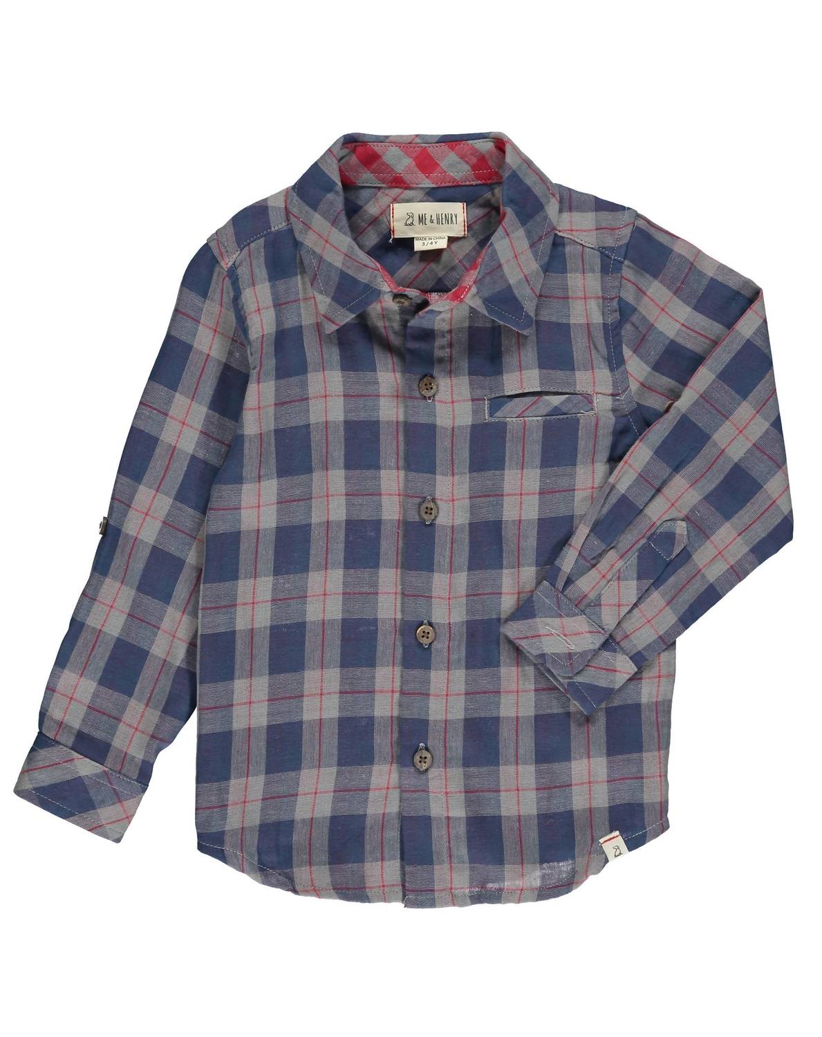 Me & Henry - ATWOOD WOVEN SHIRT - button - down - shirts - clothing - kids