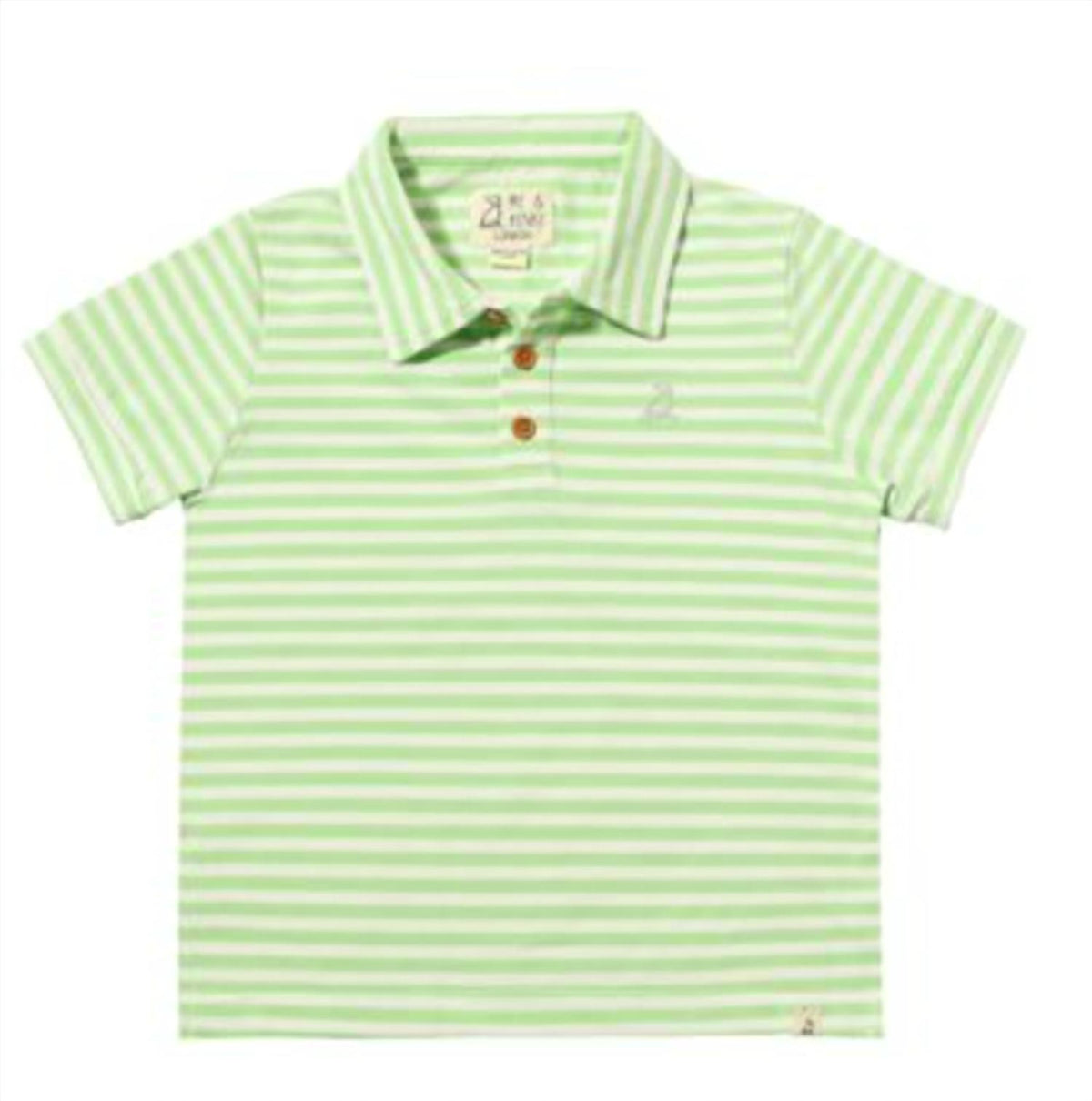 Me & Henry - Boy's Anchor Stripe Polo