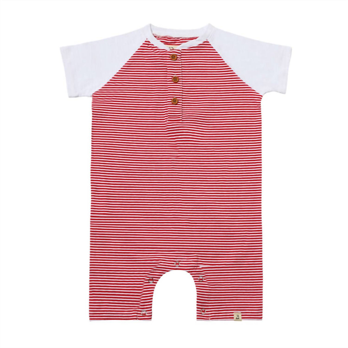 Me & Henry - Boy's Afloat Raglan Stripe Romper