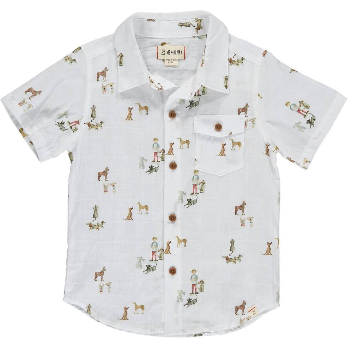 Me & Henry - Boys Henry Button Down Shirt