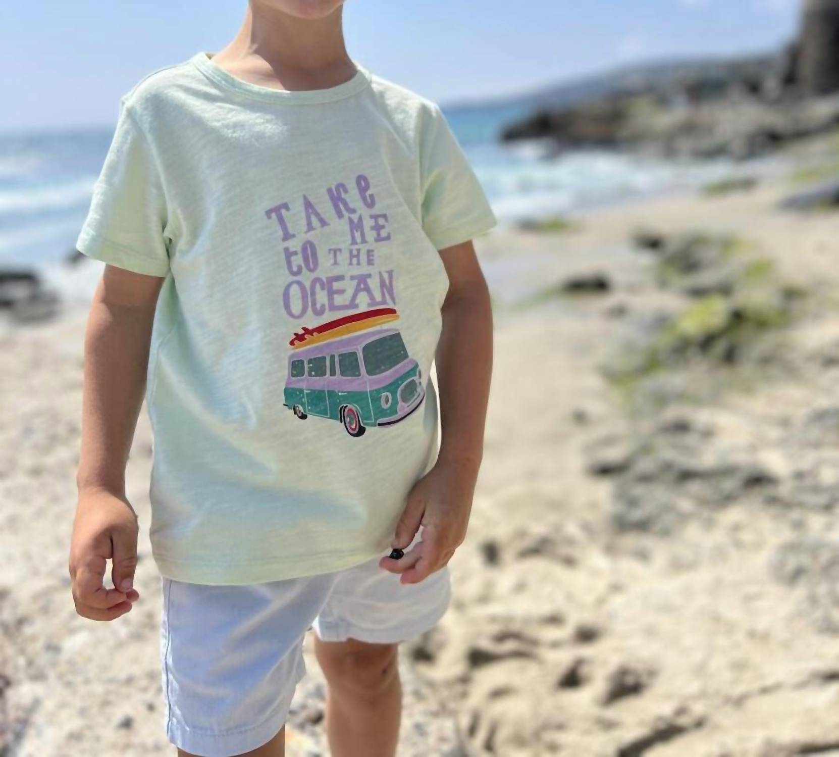 Me & Henry - Boy's Take Me To The Ocean Tee - clothing - cotton - graphic