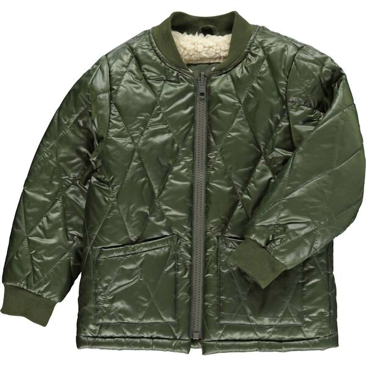 Me & Henry - Cranmore Khaki Green Bomber Jacket