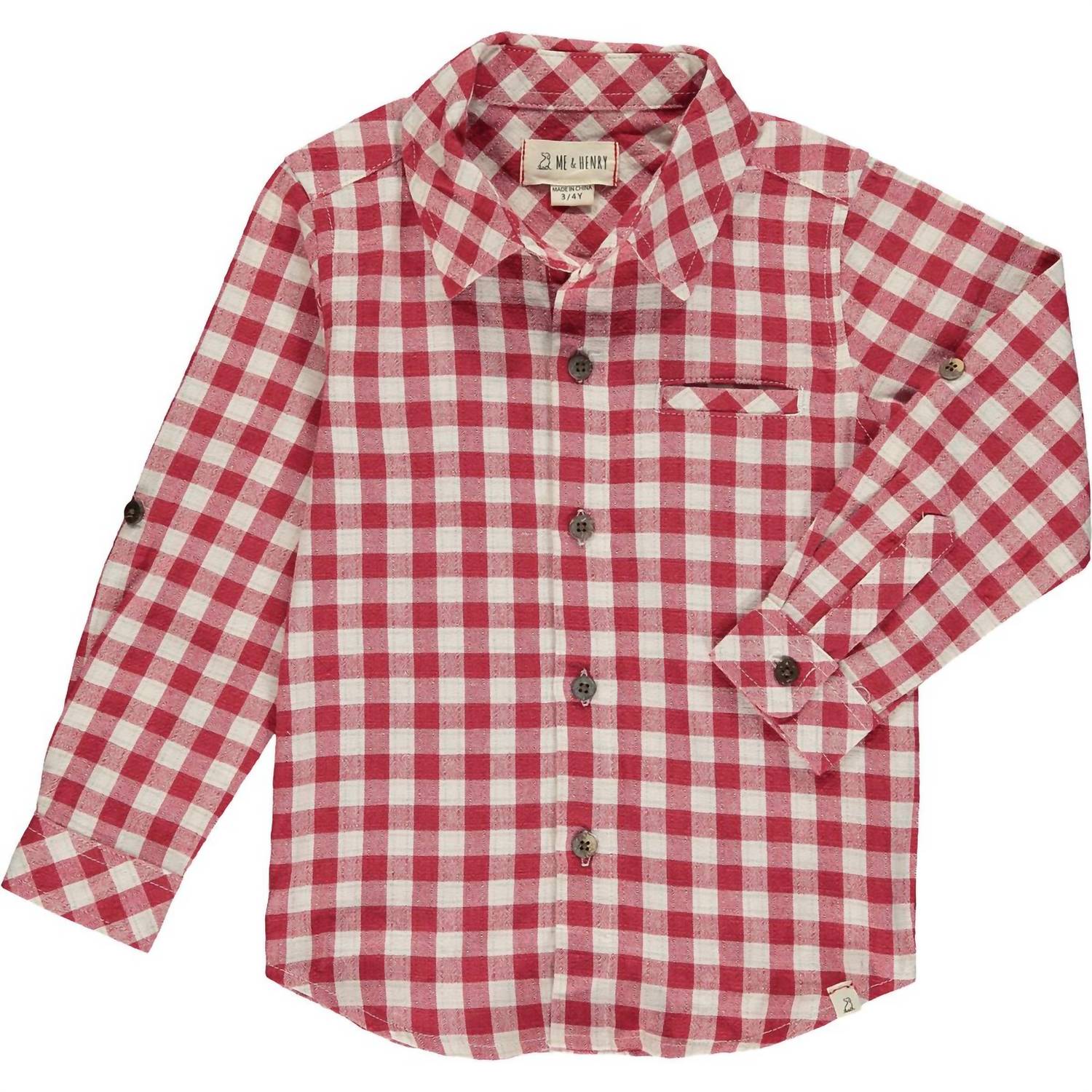 Me & Henry - Men's Plaid Woven Shirt - casual - button - down - shirts - clothing - cotton