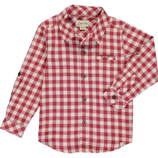 Me & Henry - Men's Plaid Woven Shirt - casual - button - down - shirts - clothing - cotton