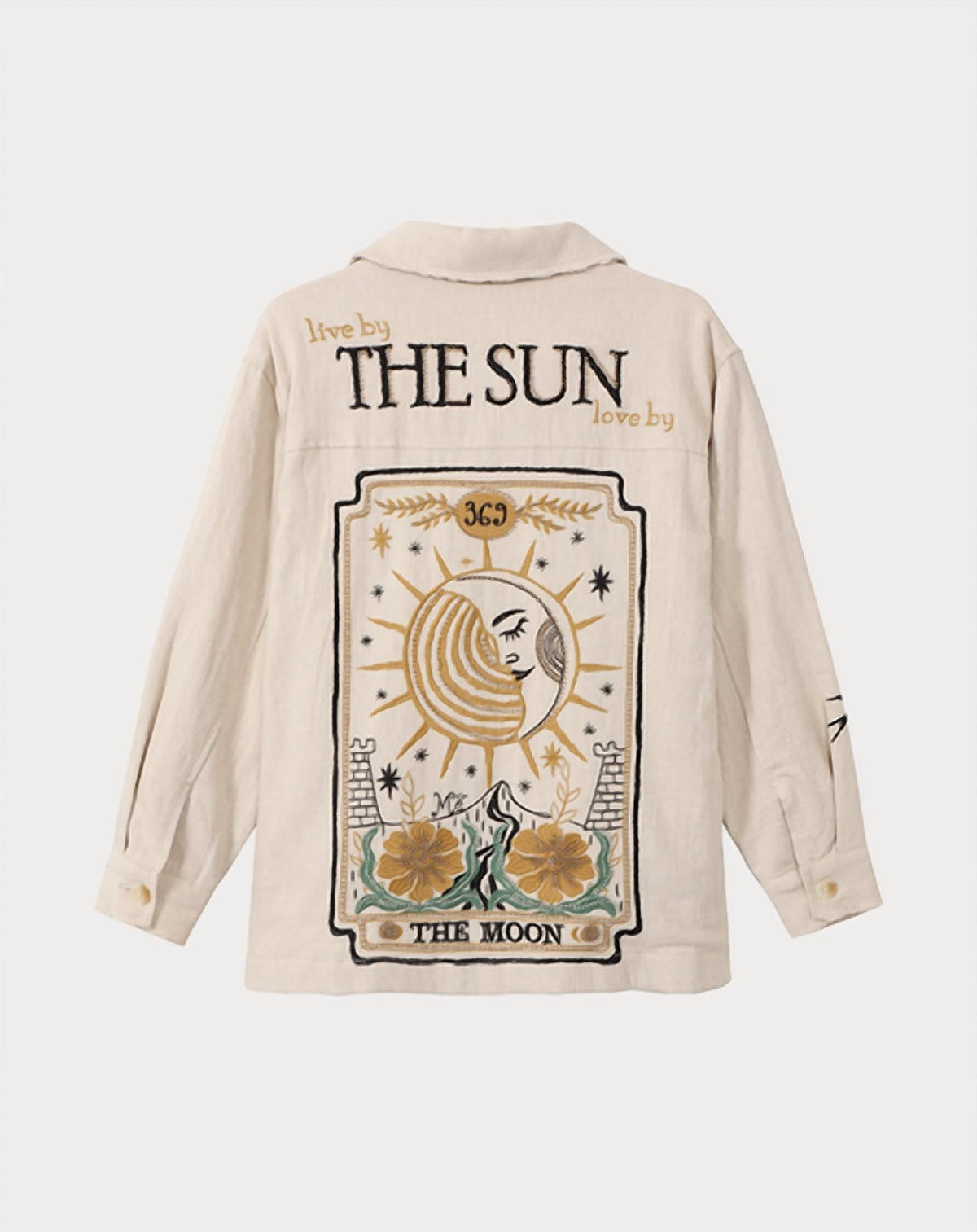 Me369 - Briann Embroidered Denim Jacket