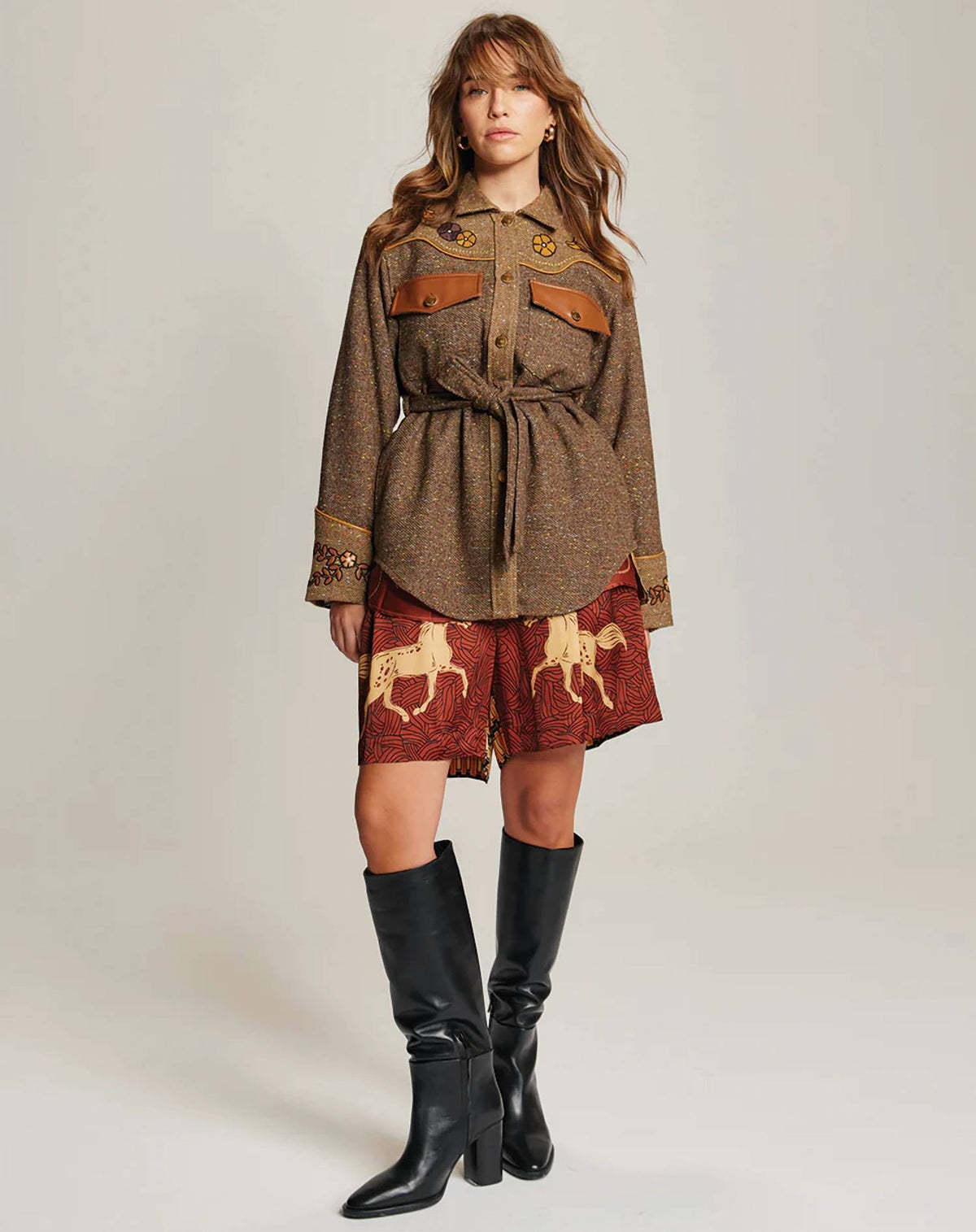 Me369 - Kiara Belted Jacket