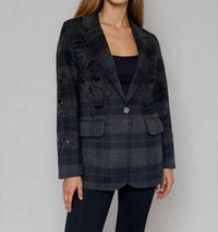 Me369 - Kinsley Wool Embroidered Blazer