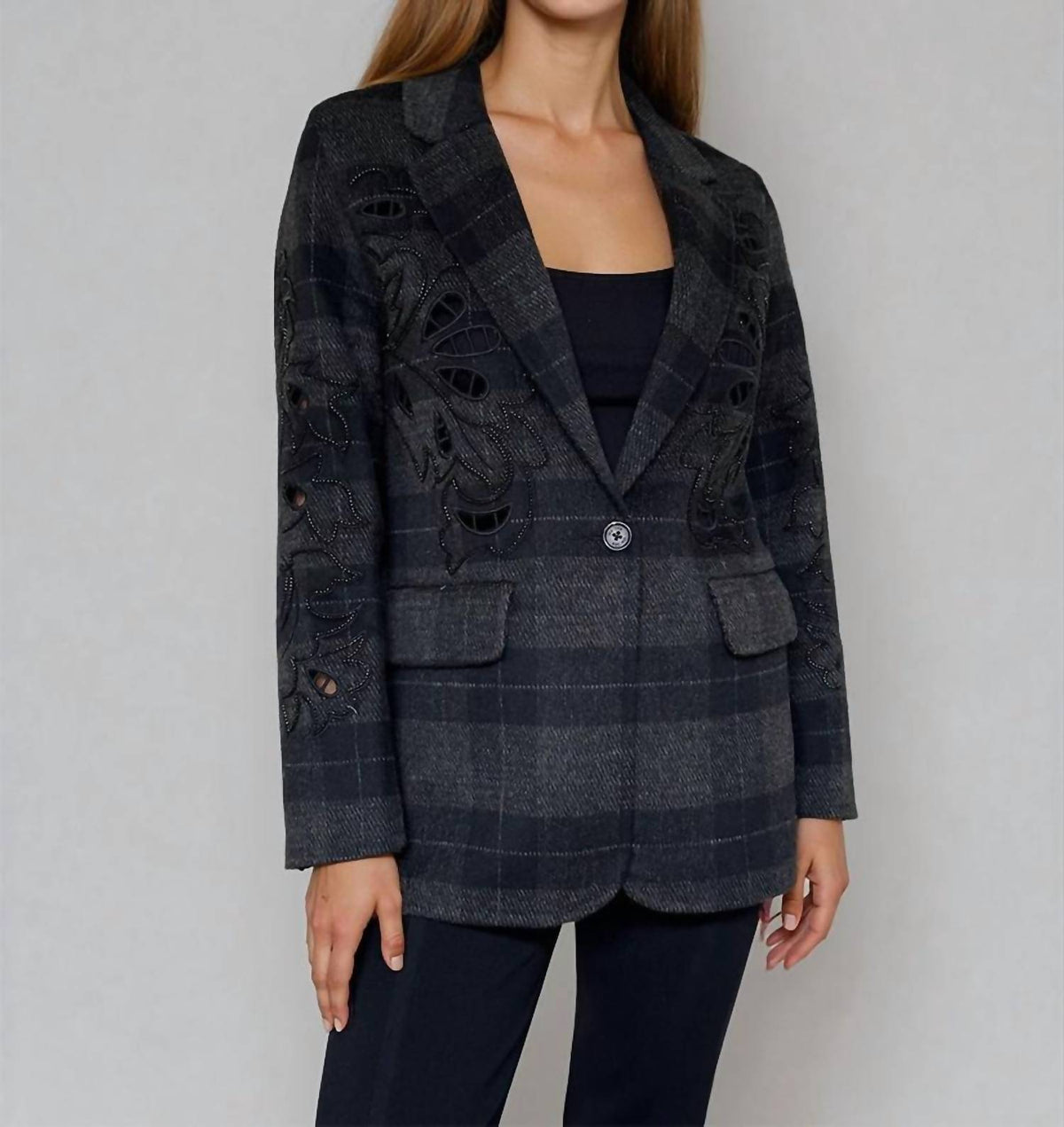 Me369 - Kinsley Wool Embroidered Blazer