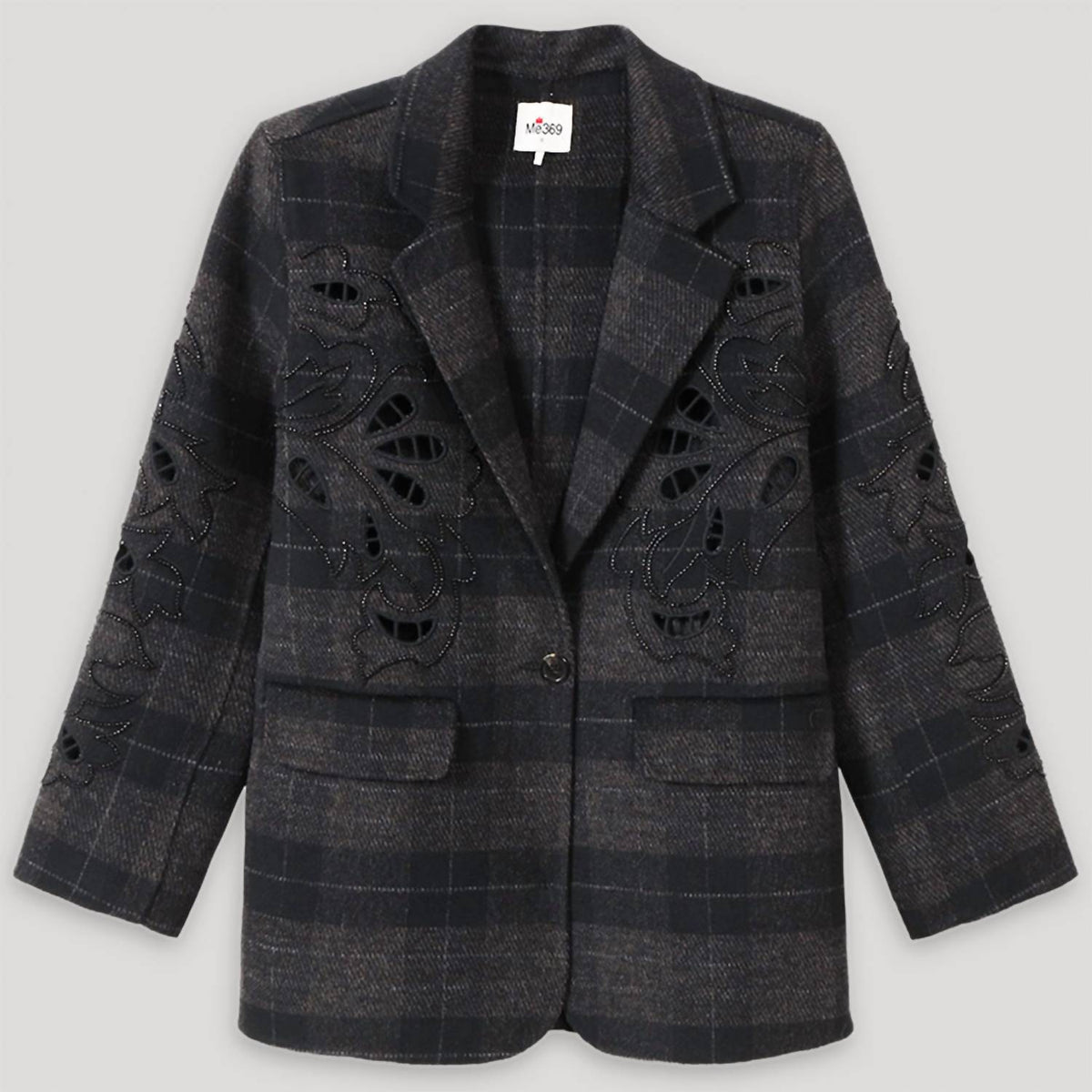 Me369 - Kinsley Wool Embroidered Blazer