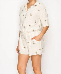 Meet Me In Santorini - Drifting Pull On Shorts