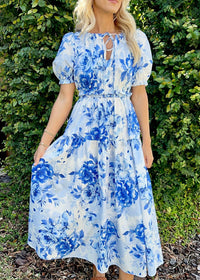 Meet Me In Santorini - Garden Dress - blue - clothing - dresses