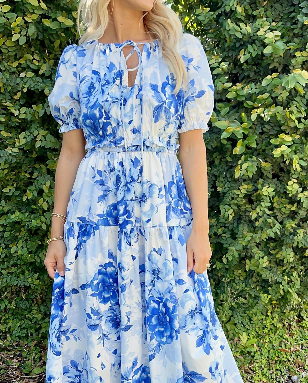 Meet Me In Santorini - Garden Dress - blue - clothing - dresses