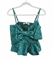 Meet Me In Santorini - Jacquard Bow Top