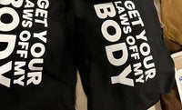 Melissa Masse - Get Your Laws Off My Body Hoodie - black - clothing - cotton