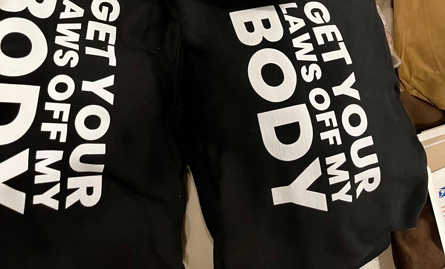 Melissa Masse - Get Your Laws Off My Body Hoodie - black - clothing - cotton