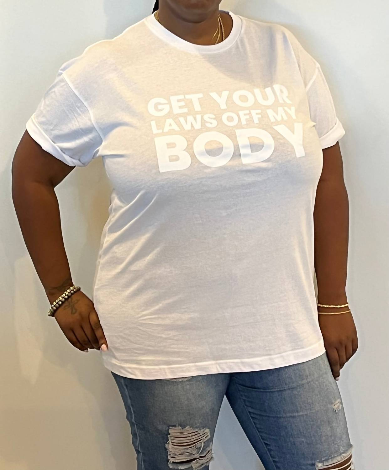 Melissa Masse - Get Your Laws Off My Body T-shirt - clothing - cotton - graphic