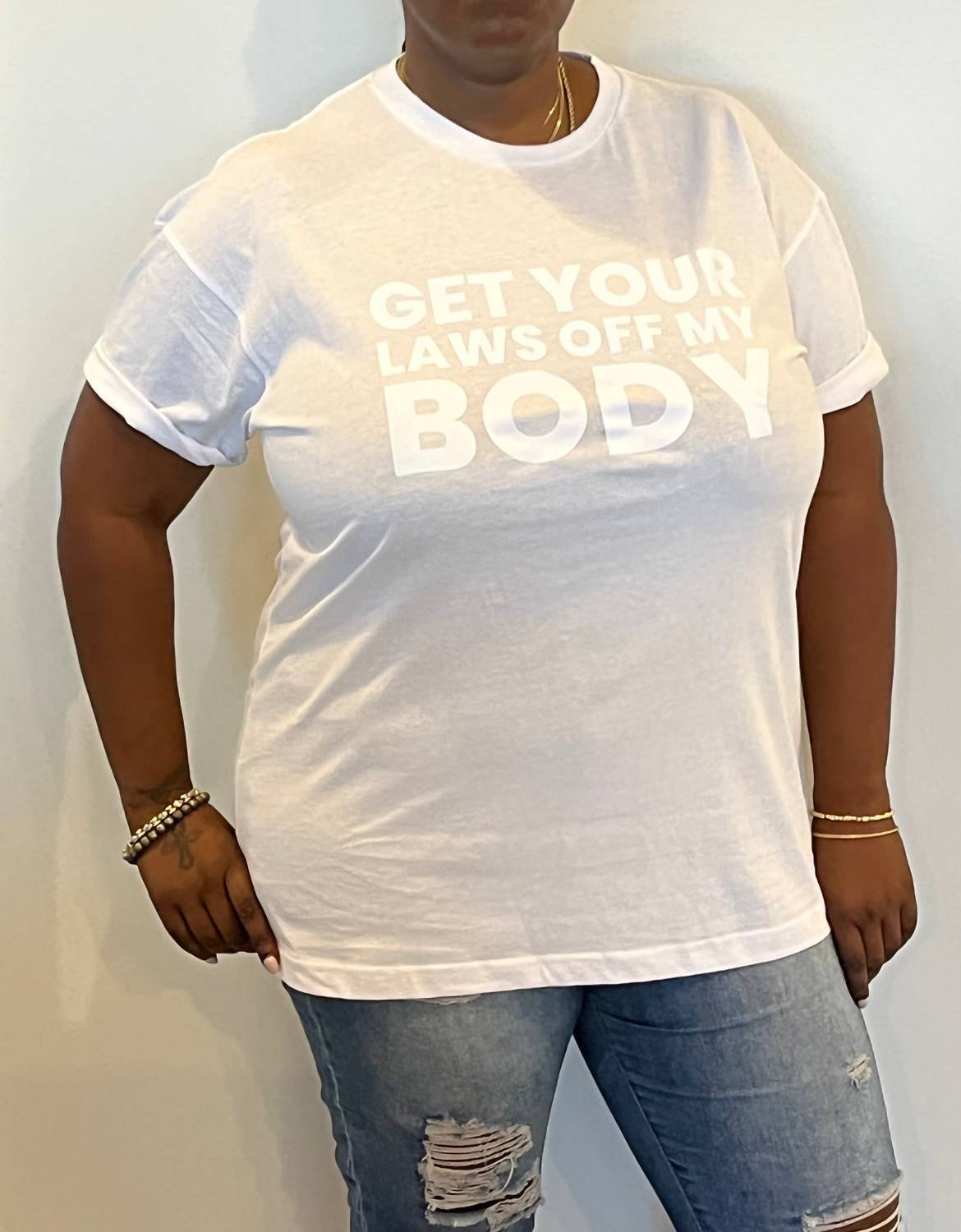 Melissa Masse - Get Your Laws Off My Body T-shirt - clothing - cotton - graphic