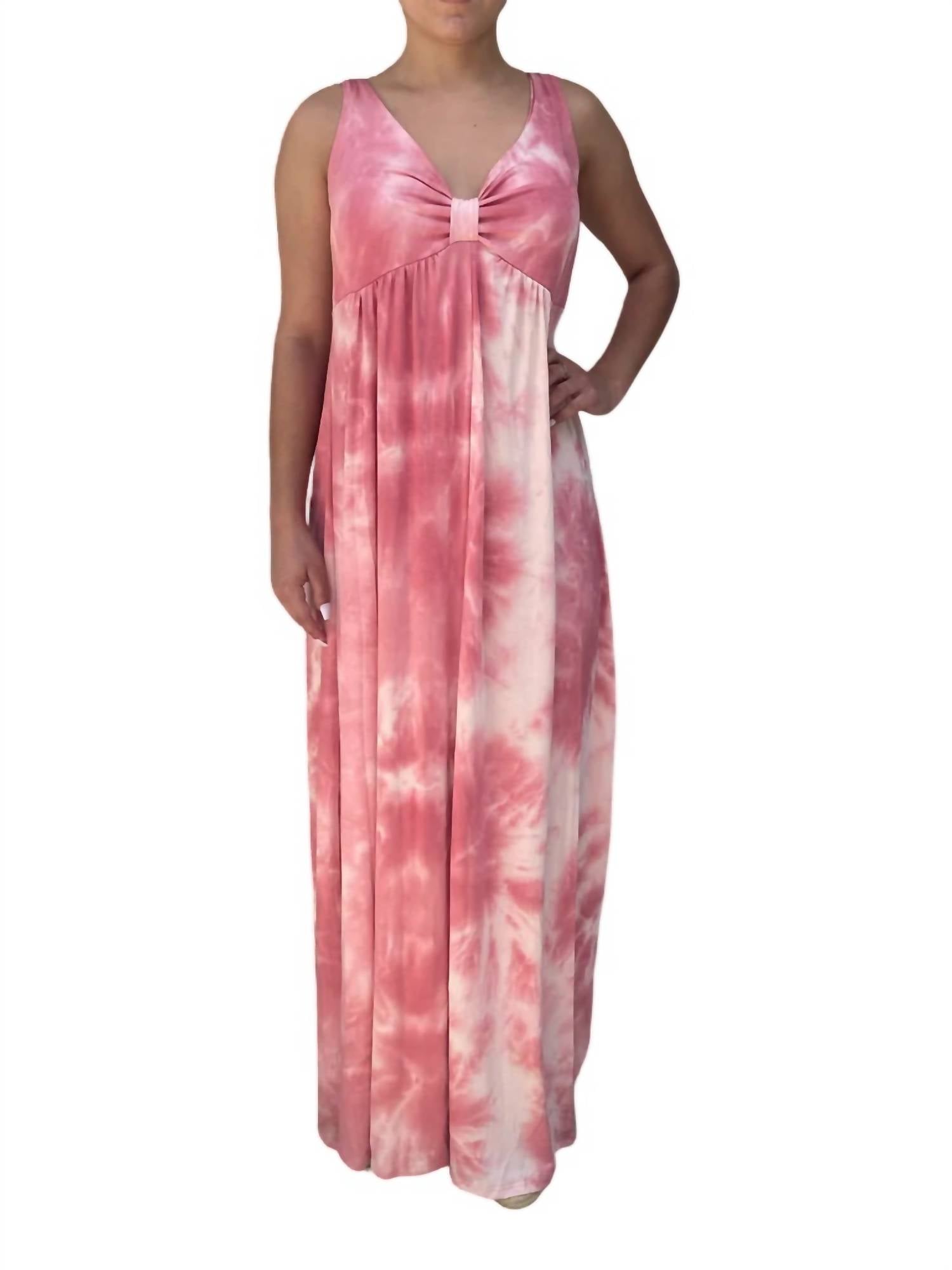 Melissa Masse - V Neck Maxi Dress - clothing - dresses - maxi
