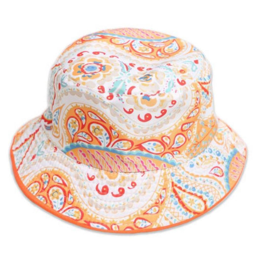 Melissa Masse - Women's Print Bucket Hat - accessories - cotton - blend - hats