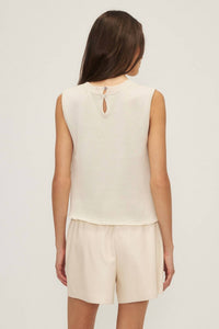 Melissa Nepton - Byron Tank Top - beige - clothing - leather