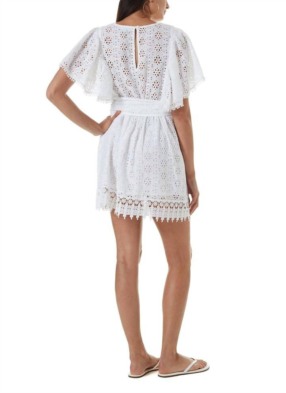 Melissa Odabash - Kara Embroidered Mini Dress