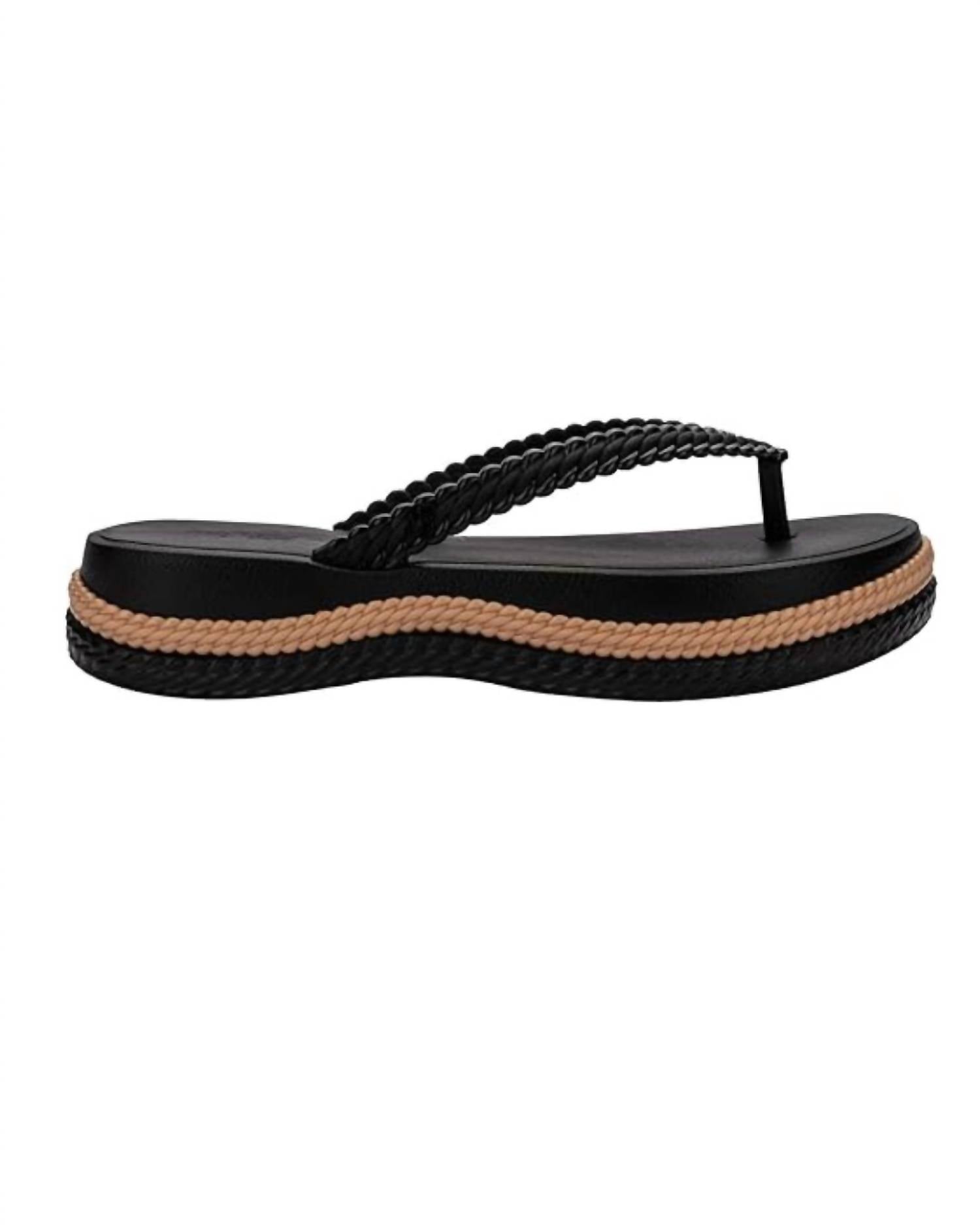 Melissa - Women's Leblon Ad Flip Flop - black - 