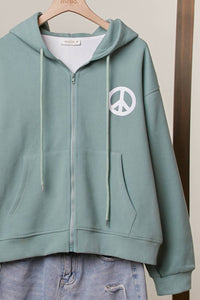 Mello - Peace Love Patchworks Hoodie