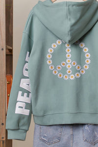 Mello - Peace Love Patchworks Hoodie