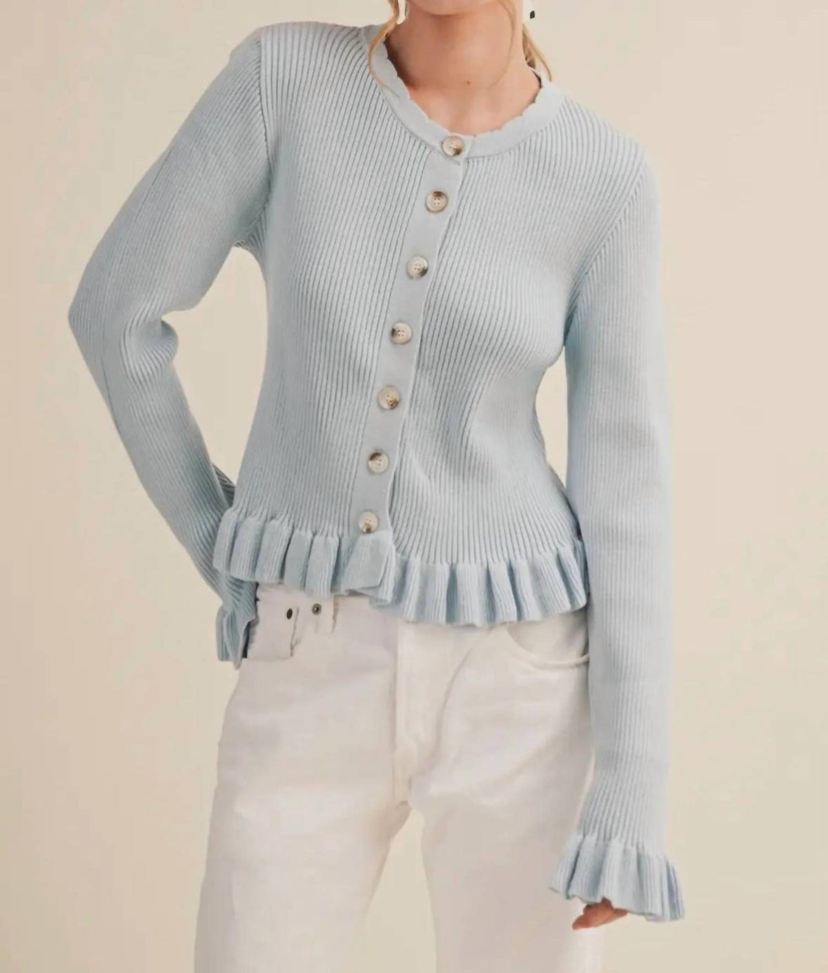 &Merci - Button Up Cardigan Sweater