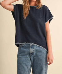 &Merci - Cap Sleeve Sweater