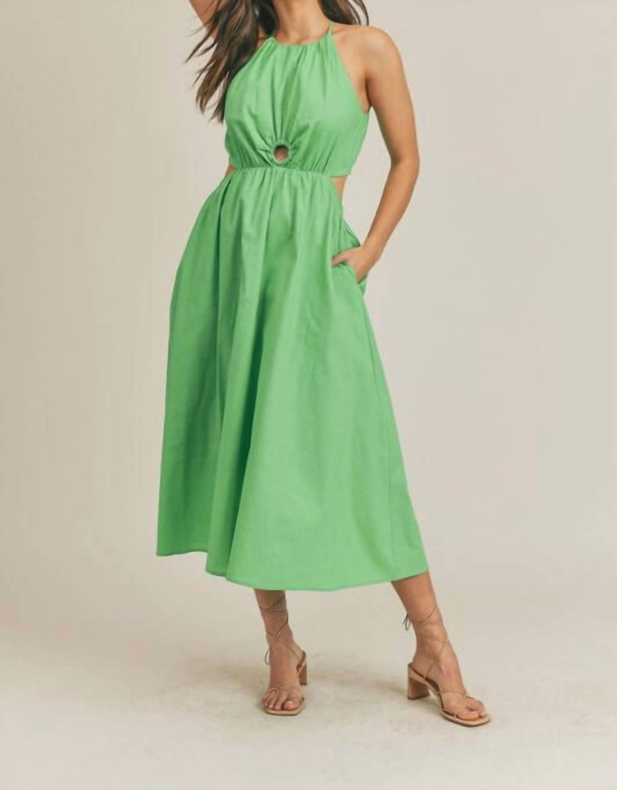 &Merci - Cut Out Midi Dress