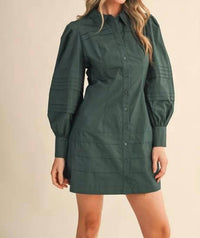 &Merci - Everly Pin Tuck Mini Dress