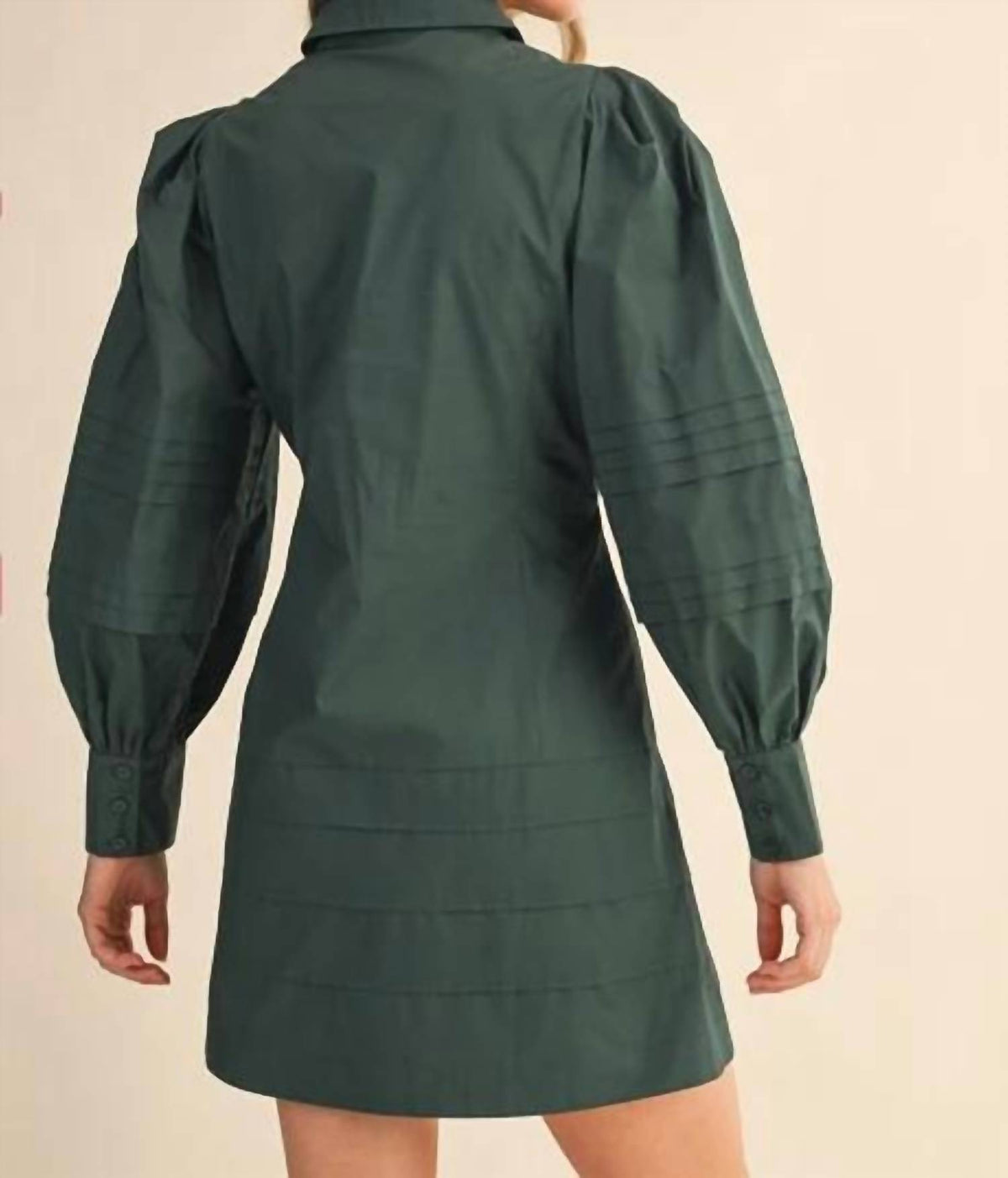 &Merci - Everly Pin Tuck Mini Dress