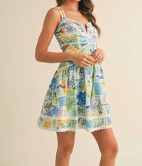 &Merci - Tropic Flared Mini Dress